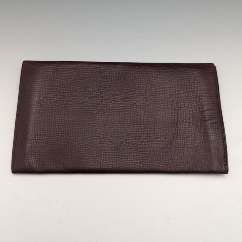 1933年 英国ヴィンテージ 純銀装飾 レザーウォレット 長財布 B&T